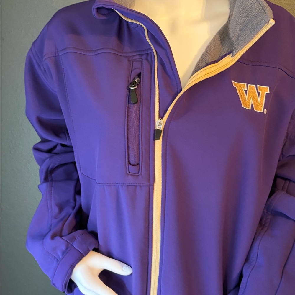 Knights Apparel University of Washington Huskies Athletic Zip Up Jacket